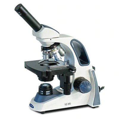 Microscopio monocular objetivos: 4X,10X,40X,100X