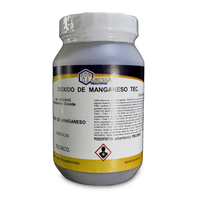 Manganeso bixido 250 gr tcnico