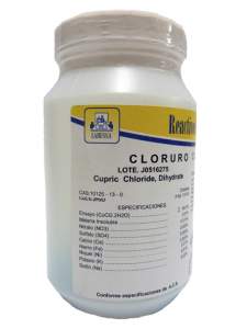 COBRE CLORURO 100 G ACS (CUPRICO)CRIST.