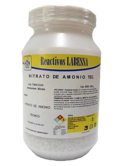 Amonio Nitrato Gr Tec Granulado Reactivos