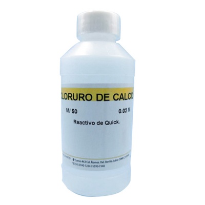 CALCIO CLORURO 100ML SOLUCION AL 0.02M REACTIVO DE QUICK  M 50 