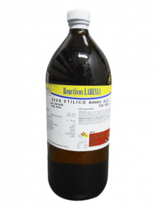 ETER SULFURICO ANH.500ML A.C.S.(ETILICO)