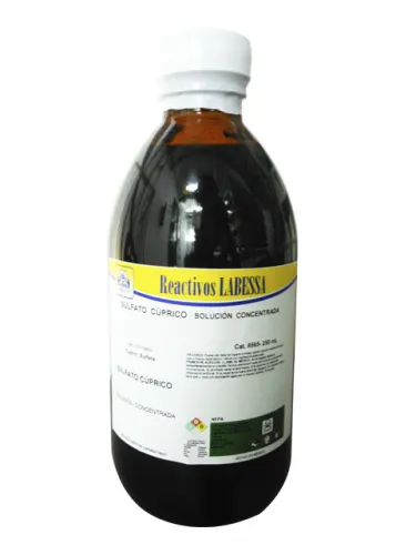 [CO0950B] COBRE SULFATO SOLN.CONCENTRADA Marca LABESSA (250 Ml)