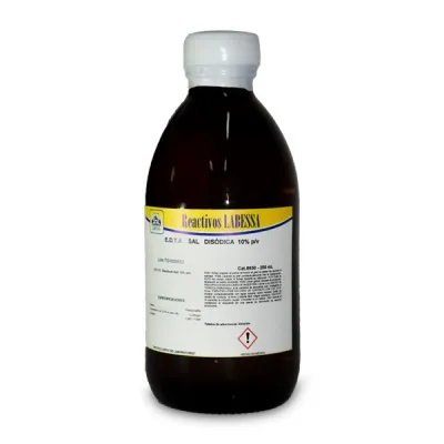 [ED0159B] EDTA DISODICA SOLN. 10% Marca LABESSA (250 Ml)