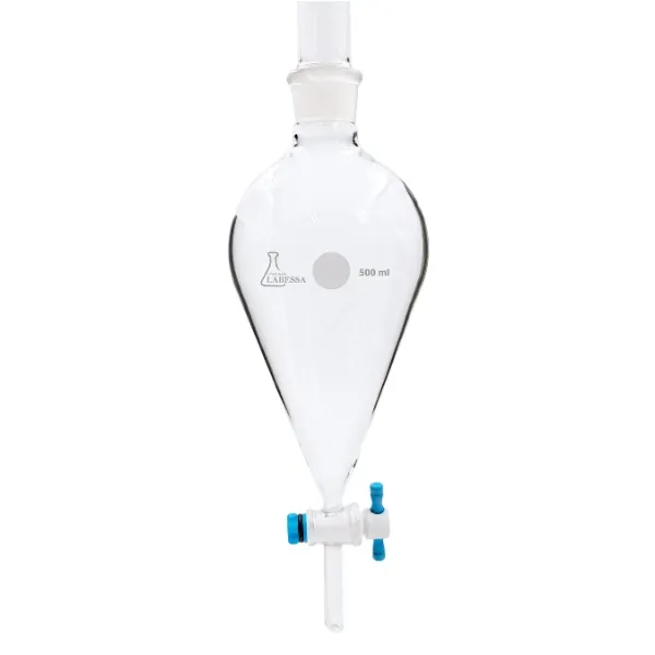 EMBUDO DE SEPARACION T/VIDRIO LL/TEFLON Marca LABESSA