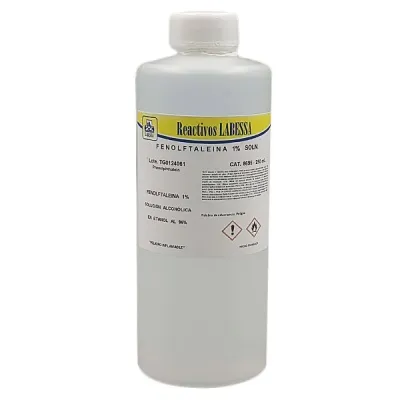 FENOLFTALEINA SOLUCION ALCOHOLICA 1% (EN ETANOL 96%) Marca LABESSA