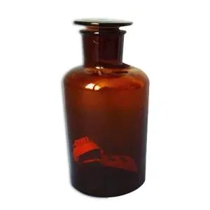 [FR1000LX] FRASCO REACTIVO AMBAR BOCA ANGOSTA Marca LEEX (1000 Ml)