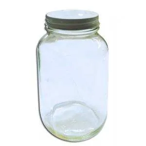 FRASCO TARRO BLANCO TAPA METALICA Marca VARIOS