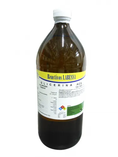 [GL0590] GLICERINA A.C.S. (GLICEROL) Marca LABESSA (4 Lts)