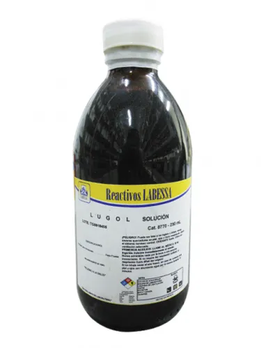 [LU0450] LUGOL (SOLN.YODO/YODURO DE POTASIO) Marca LABESSA (125 Ml)