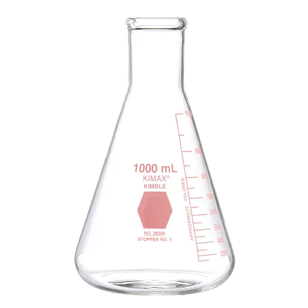 [MA6747R-26500R] MATRAZ ERLENMEYER KIMAX DEC.ROJO Marca KIMAX (1000 Ml)
