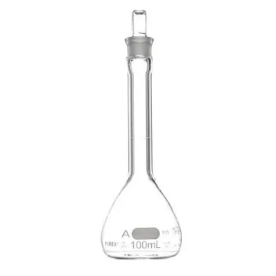 MATRAZ VOLUMETRICO TAPON DE VIDRIO PYREX CERTIFI Marca PYREX