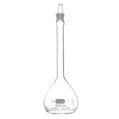 MATRAZ VOLUMETRICO TAPON DE VIDRIO PYREX CERTIFI Marca PYREX