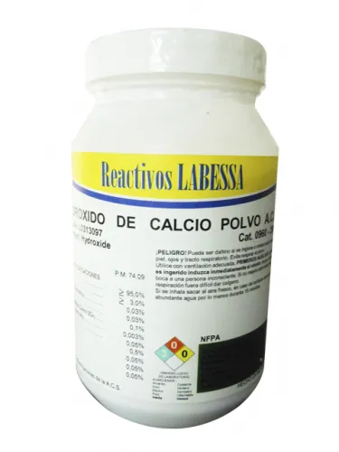 [CA3085] CALCIO HIDROXIDO A.C.S. POLVO Marca LABESSA (10 Gr)