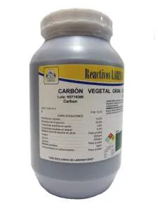 [CA5910] CARBON VEGETAL ACTIV. RVO.GRANULAR Marca LABESSA (250 Gr)