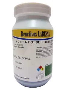 [CO0250] COBRE ACETATO TEC (CUPRICO) Marca LABESSA (100 Gr)
