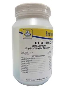 [CO0535] COBRE CLORURO ACS (CUPRICO)CRIST. Marca LABESSA (100 Gr)