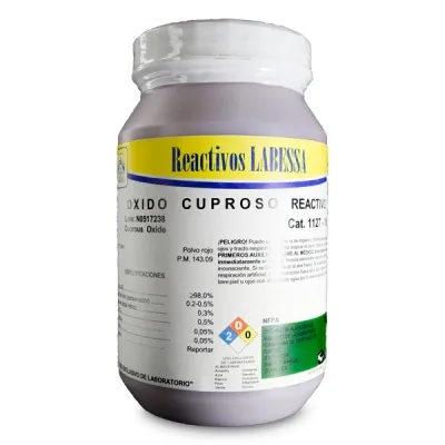 [CO0755] COBRE OXIDO I REACTIVO Marca LABESSA (100 Gr)