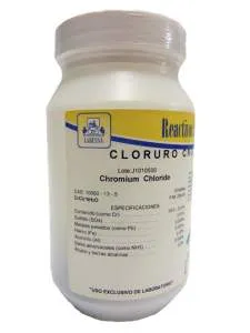 [CR2300] CROMO CLORURO (III) CRISTAL REACTIVO (CLORURO CROMICO HEXAHIDRATADO)REACTIVO Marca LABESSA (25 Gr)