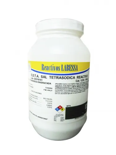 E.D.T.A. SAL TETRASODICA REACTIVO Marca LABESSA