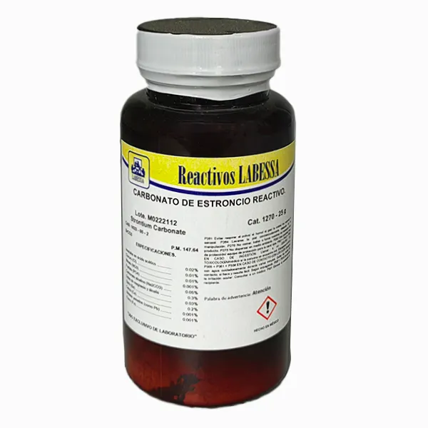 ESTRONCIO CARBONATO REACTIVO Marca LABESSA