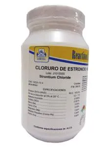 ESTRONCIO CLORURO CRISTAL REACTIVO Marca LABESSA