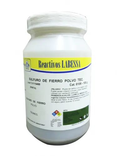 [FI0518A] FIERRO SULFURO (PIRITA)TEC.POLVO Marca LABESSA (10 Gr)