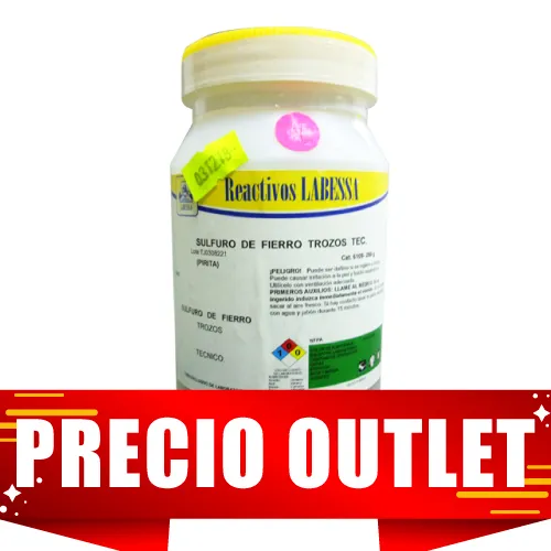[FI0520B] FIERRO SULFURO PIRITA TEC. TROZOS Marca LABESSA (25 Gr)