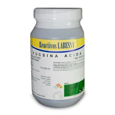 [FU0500] FUCSINA ACIDA I.C. 42685 COLORANTE Marca LABESSA (10 Gr)