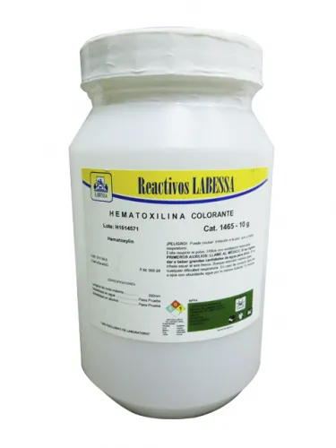 [HE0310] HEMATOXILINA COLORANTE I.C.75290 POLVO Marca LABESSA (10 Gr)