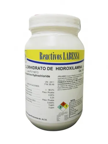 [HI0635] HIDROXILAMINA CLORHIDRATO A.C.S. Marca LABESSA (10 Gr)
