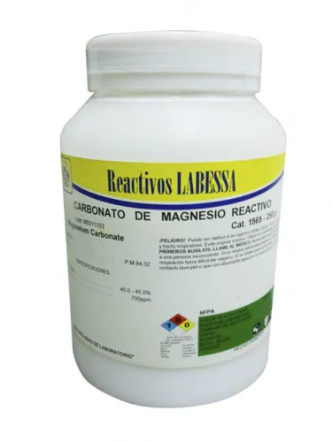 [MA0580] MAGNESIO CARBONATO BASICO REACTIVO Marca LABESSA (10 Gr)