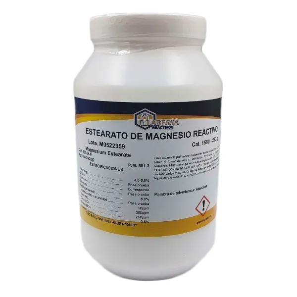 [MA0805] MAGNESIO ESTEARATO REACTIVO Marca LABESSA (25 Gr)