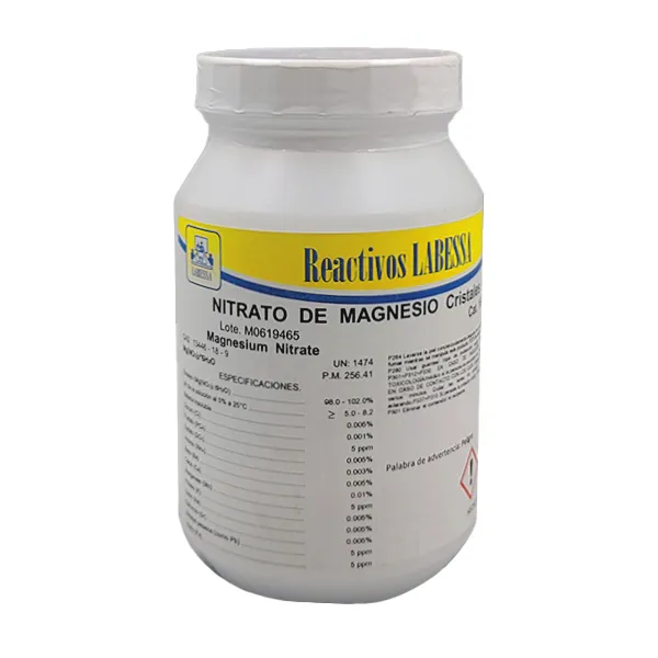 [MA0980] MAGNESIO NITRATO HEXAHIDRATADO A.C.S. Marca LABESSA (10 Gr)