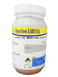 [ME2385] MERCURIO OXIDO ROJO TEC. Marca LABESSA (10 Gr)