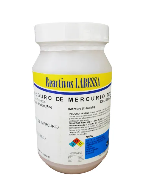 MERCURIO YODURO ROJO TEC. Marca LABESSA