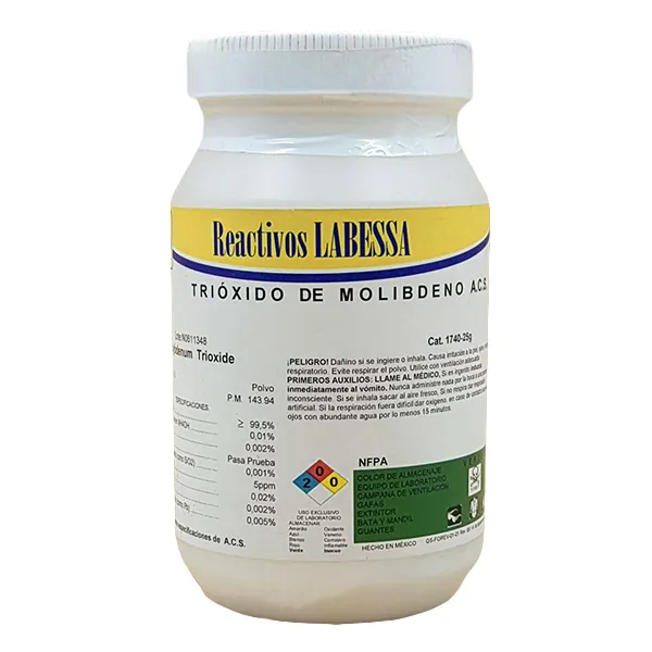 MOLIBDENO TRIOXIDO A.C.S. Marca LABESSA