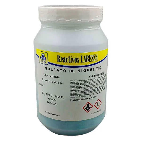 [NI0555] NIQUEL SULFATO TEC. Marca LABESSA (1 Kg)