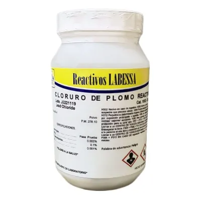 [PL4825] PLOMO CLORURO REACTIVO Marca LABESSA (10 Gr)