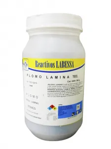 [PL4720] PLOMO LAMINA METAL 10X3 CM TEC. Marca LABESSA (10 Gr)