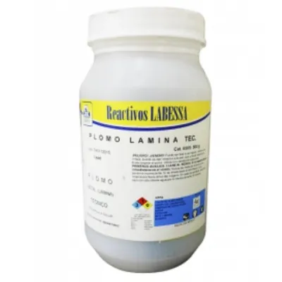 PLOMO LAMINA METAL 10X3 CM TEC. Marca LABESSA