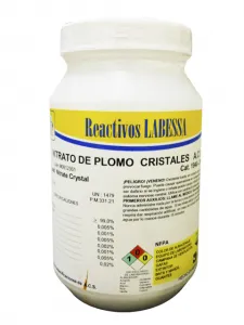 [PL4920] PLOMO NITRATO II A.C.S. CRISTAL Marca LABESSA (10 Gr)