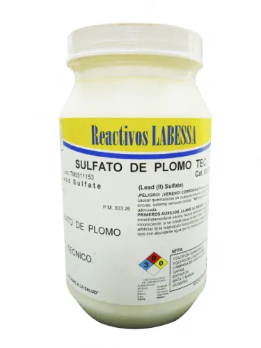 PLOMO SULFATO TEC. Marca LABESSA