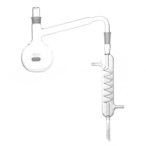 APARATO DE DESTILACIÓN Marca PYREX  500 Ml