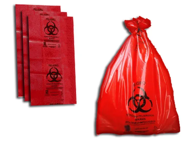 [BO1190] BOLSA 70X90 ROJO PARA RESIDUOS PELIGROSOS Marca DM