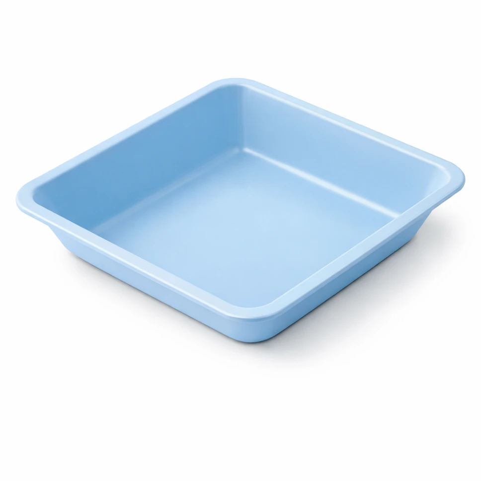 CHAROLA DE PESAJE P.E.AZUL Marca HEATROW  85X24 Mm