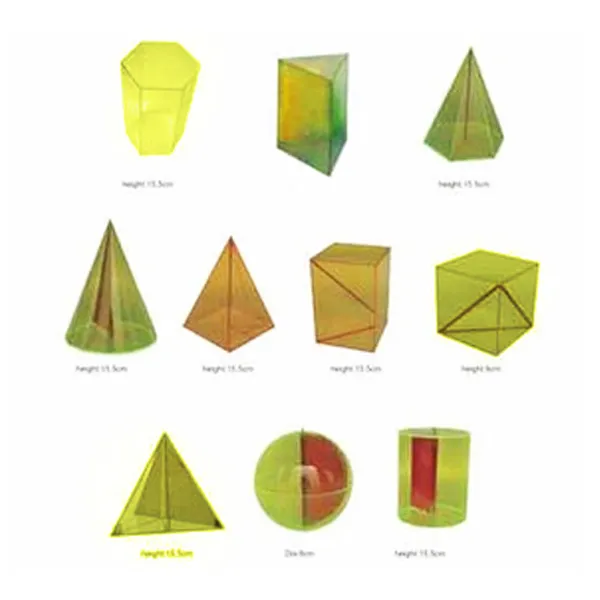 [FI0835] Figuras geométricas cuerpos de 8 a 15.5 cm Marca LEEX