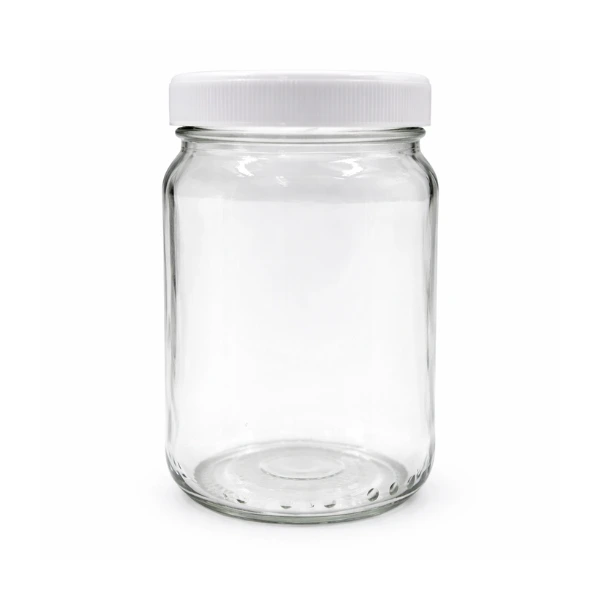 [FR2150-D22FT1000] FRASCO TARRO BLANCO TAPA PLASTICO Marca VARIOS  1000 Ml