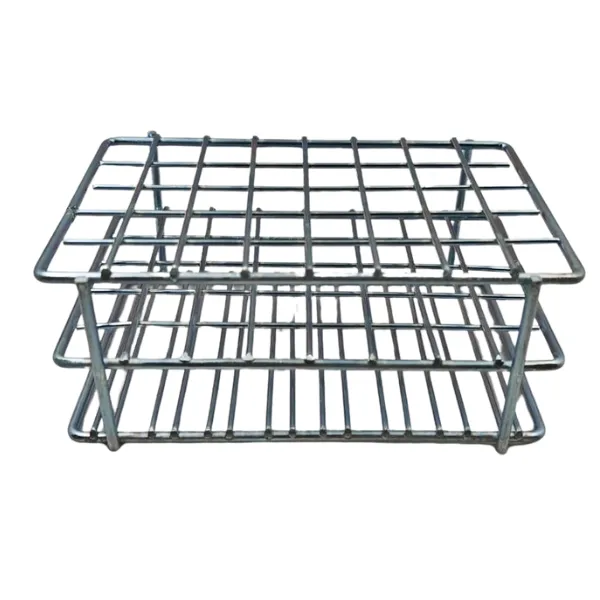 [GR0647] GRADILLA DE ALAMBRE GALVANIZADO PARA 40 TUBOS DE HASTA Marca LABESSA  13 Mm