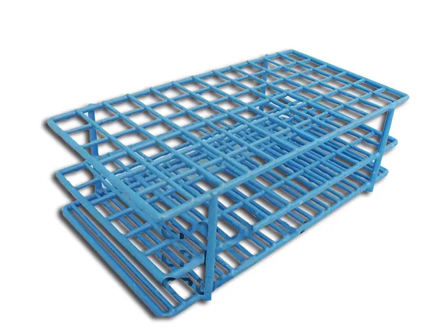 [GR0852] GRADILLA DE ALAMBRE RECUBIERTA PARA 40 TUBOS DE HASTA Marca LABESSA